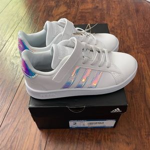 NWT Adidas Grand Court Sneakers- size 2